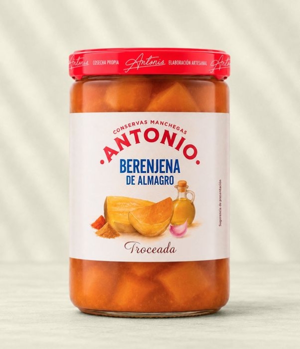 BERENJENA TROZOS ANTONIO 1/2 GALON 2 KG.